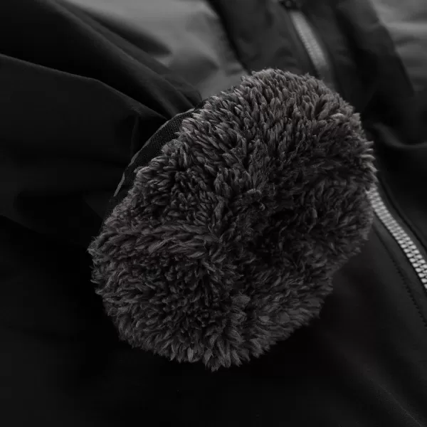  Jachetă de exterior pentru bărbați ALPINE PRO TEMUN NEGRU 