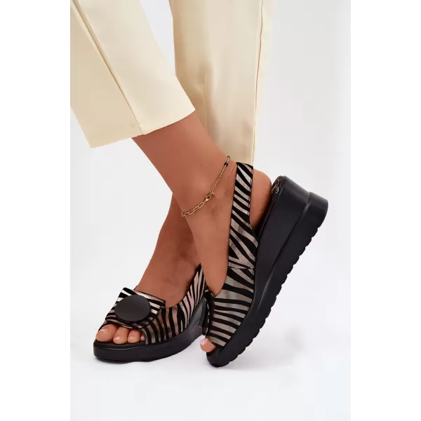  Sandale de dama ARTIKER 58C0295 NEGRU 