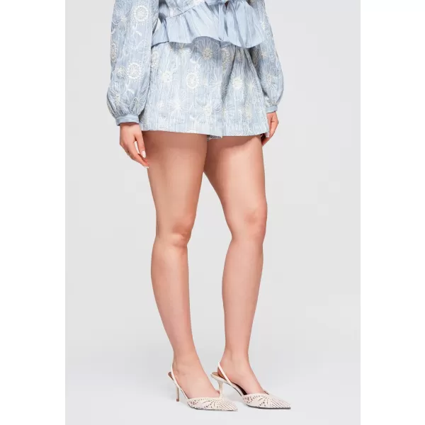  Pantaloni scurți de damă OMBRE OW-ST-E0012 ALBASTRU 
