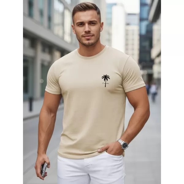  Tricou pentru bărbați DSTREET NX5126R-BT BEJ 