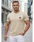Tricou pentru bărbați DSTREET NX5126R-BT BEJ