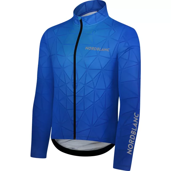  Tricou de ciclism pentru bărbați NORDBLANC RIDEPRO NBSMF8102 ALBASTRU 