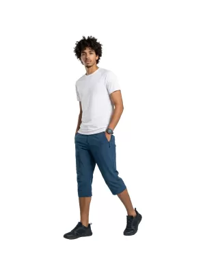 Pantaloni capri pentru bărbați ALPINE PRO WEDER 2 ALBASTRU WING TEAL
