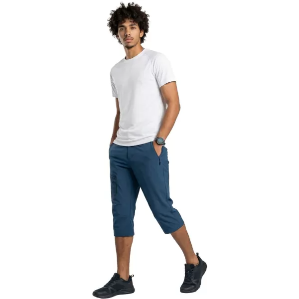  Pantaloni capri pentru bărbați ALPINE PRO WEDER 2 ALBASTRU WING TEAL 