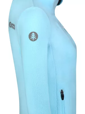 Hanorac ușor de damă din fleece NORDBLANC MAPLE NBSFL8374 ALBASTRU DESCHIS