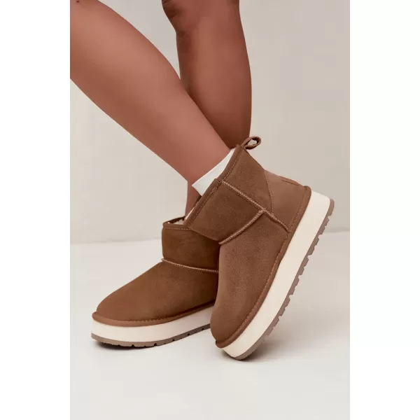  Pantofi de dama BIG STAR SHOES UU274692 MARO/BEJ 