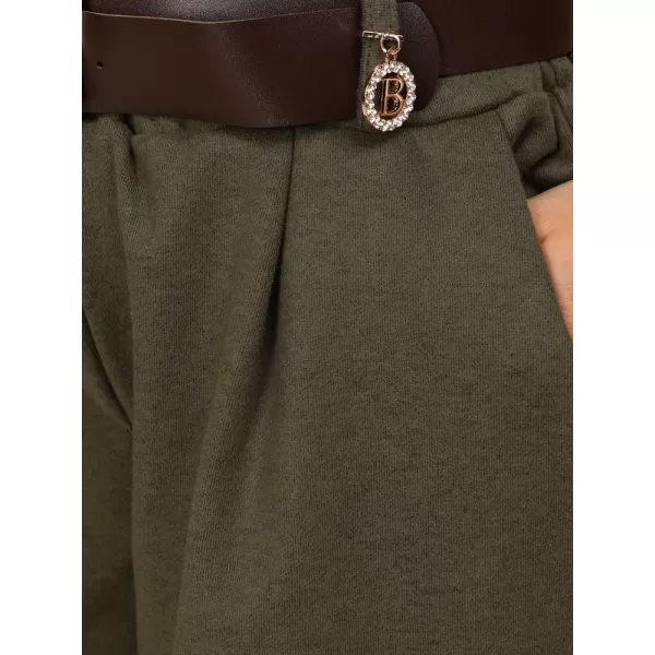  Pantaloni scurți de damă DSTREET SY0627 MĂSLINE 