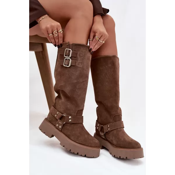  Cizme de dama BIG STAR SHOES OO274A182 BEJ 