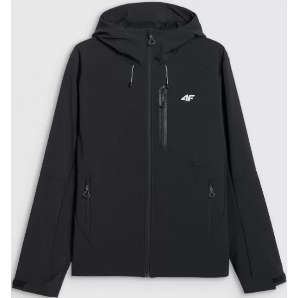  Jachetă softshell pentru bărbați 4F RAW25TSOFM506 NEGRU ADÂNC 