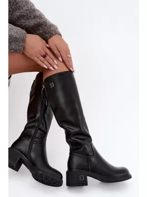 Cizme de dama VINCEZA 67056 PIELE NEAGRA