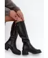 Cizme de dama VINCEZA 67056 PIELE NEAGRA