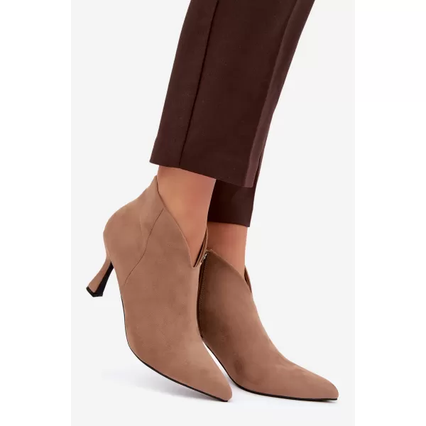  Botine de dama BOTO D-219 KAKI 