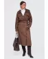 Palton de damă OMBRE OW-COLC-0121 MARO