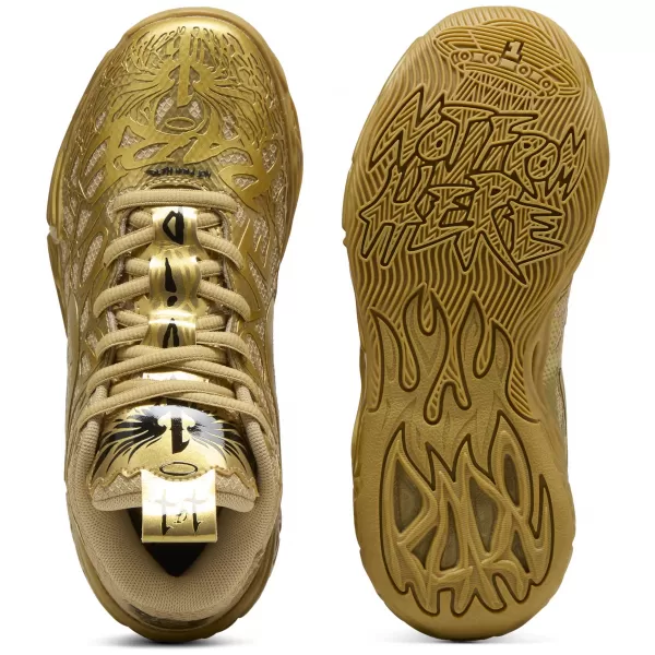  Pantofi de baschet pentru copii PUMA MB.04 GOLDEN CHILD JR 311312-01 PUMA GOLD/MAT PUMA GOLD 