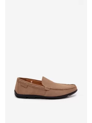 Mocasini pentru bărbați BIG STAR SHOES TT174201 BEJ