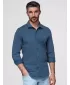 Cămașă pentru bărbați OMBRE K697 DENIM