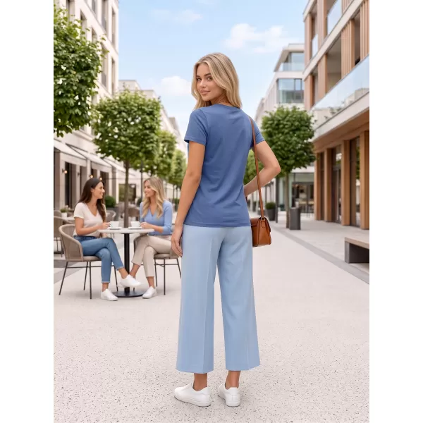  Tricou pentru femei ALTISPORT NP/ALWST26001 ALBASTRU DENIM 
