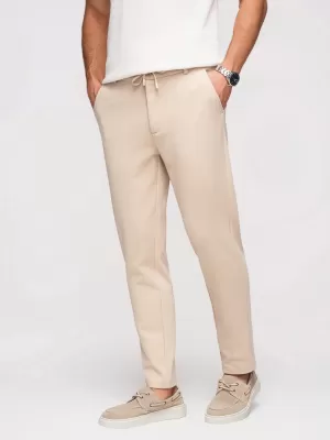 Pantaloni pentru bărbați OMBRE OM-PACP-0292 BEJ