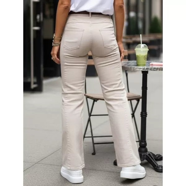  Pantaloni de dama DSTREET UY3059 ECRU 