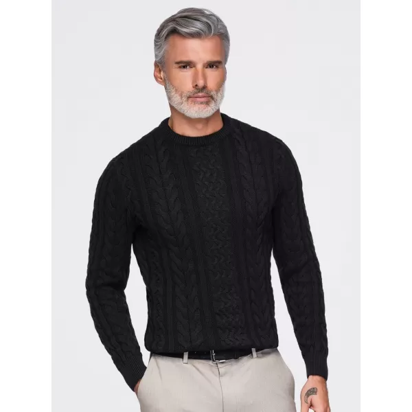  Pulover pentru bărbați OMBRE OM-SWSW-0191 NEGRU 