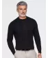 Pulover pentru bărbați OMBRE OM-SWSW-0191 NEGRU