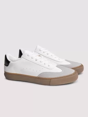 Adidași pentru bărbați OMBRE OM-FOTL-0190 ALB