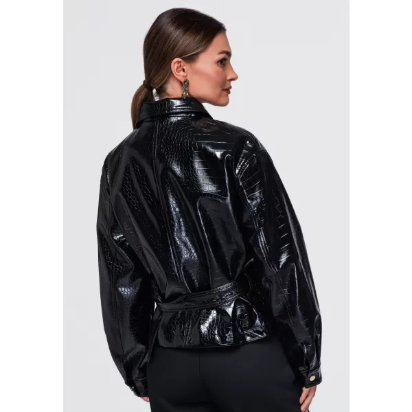  Geaca de dama OMBRE OW-JAFL-0141 NEGRU 