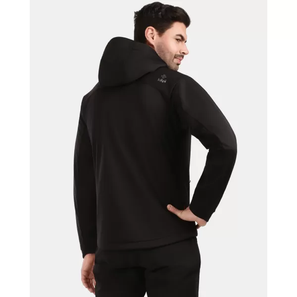  Jachetă softshell pentru bărbați KILPI ONTAVIO-M 1M0112KI NEGRU 