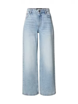 Pantaloni de dama URBAN CLASSICS TB8141 MURDAR ALBASTRU DESCHIS SPĂLAT CU ACID