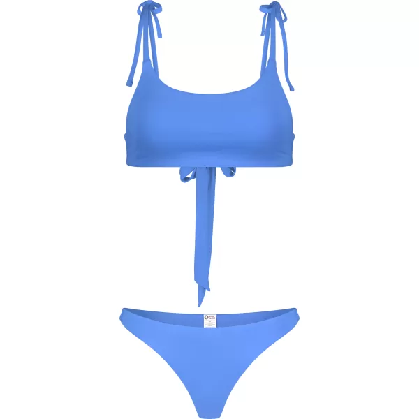 Fund de bikini de damă NORDBLANC GLITZ NBSSS8240 ALBASTRU 