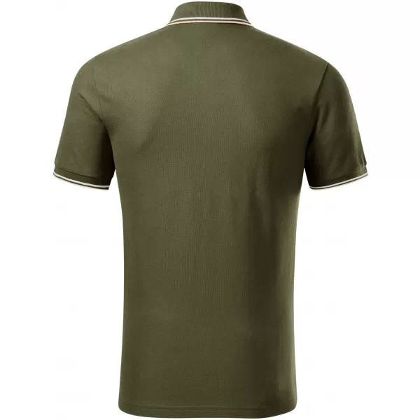  Tricou pentru bărbați cu guler MALFINI FOCUS 232 MILITAR 