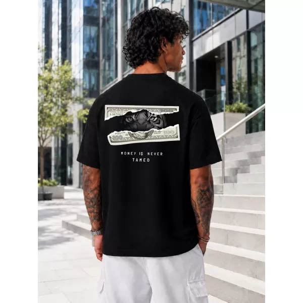  Tricou pentru bărbați DSTREET NX4013R-BK-O NEGRU 