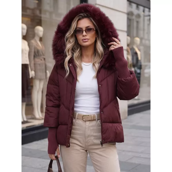  Geaca de dama DSTREET TY5742 BURGUNDIA 
