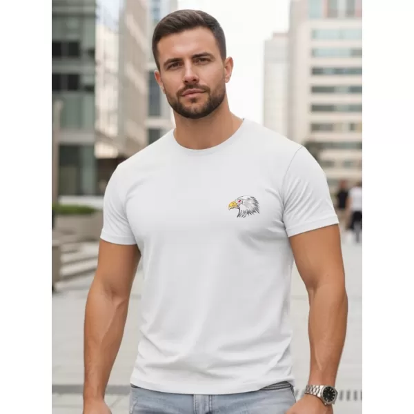  Tricou pentru bărbați DSTREET NX0148R-WH ALB 