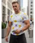 Tricou pentru bărbați DSTREET RX4993 ALB