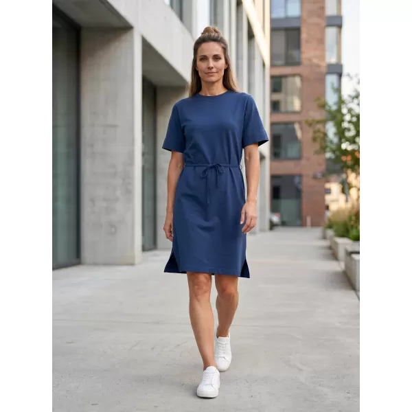  Rochie MALFINI MUSE 816 ALBASTRU MIEZUL NOPȚII 