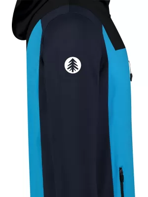 Hanorac powerfleece pentru bărbați NORDBLANC SPRAWL NBSFM8333 ALBASTRU STRĂLUCITOR