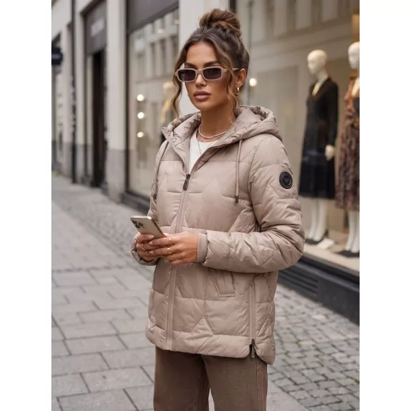  Geaca de dama DSTREET TY5799 CARAMEL 