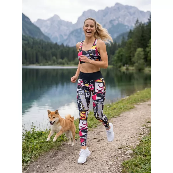  Jambiere funcționale lungi premium pentru femei (dimensiuni noi) ALTISPORT VOJ/ALW041LEG05 NEGRU 