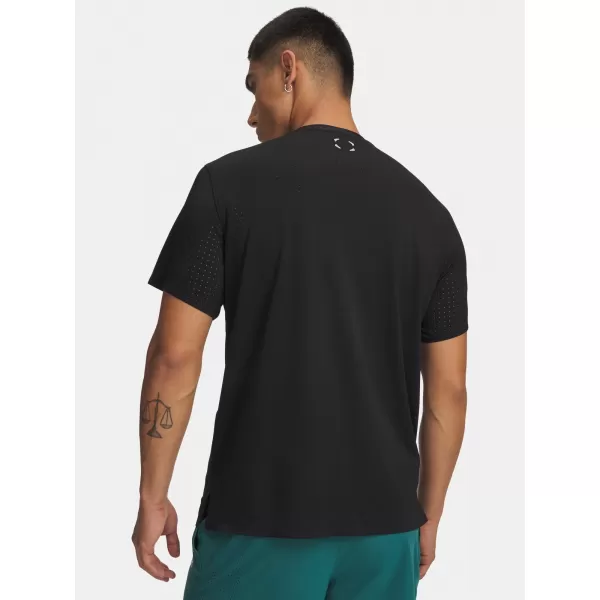  Tricou pentru bărbați UNDER ARMOUR UA HALO VENT SS 6001829-008 NEGRU 