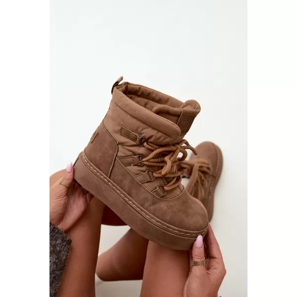  Oameni de zăpadă pentru femei BIG STAR SHOES UU274190 MARO/BEJ 
