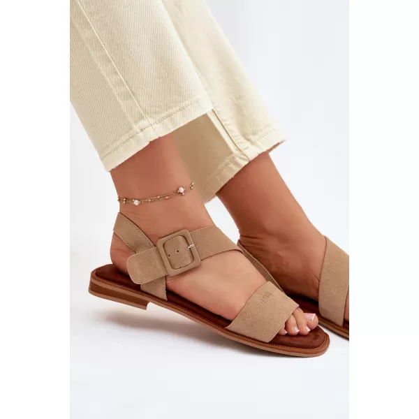 Sandale de dama BIG STAR SHOES TT274491 BEJ 