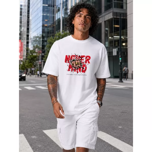  Tricou pentru bărbați DSTREET NX1021R-WH-O ALB 