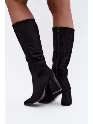 Cizme de dama BOTO 6373A-1 NEGRU