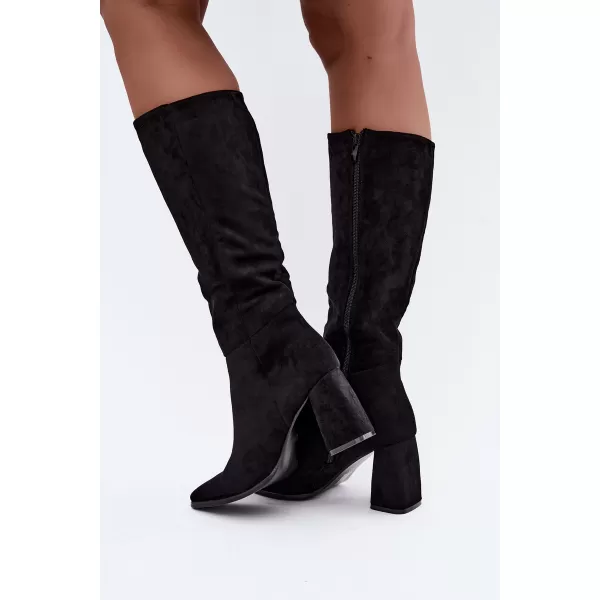  Cizme de dama BOTO 6373A-1 NEGRU 