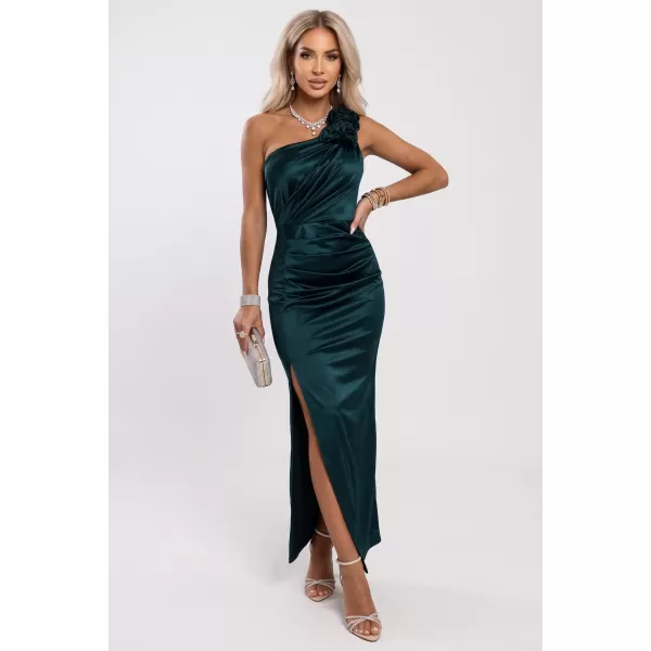  Rochie de femei NUMOCO 580-7 VERDE STICLA 