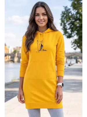 Hanorac prelungit dama ALTISPORT ALW091419 CHIHLIMBAR