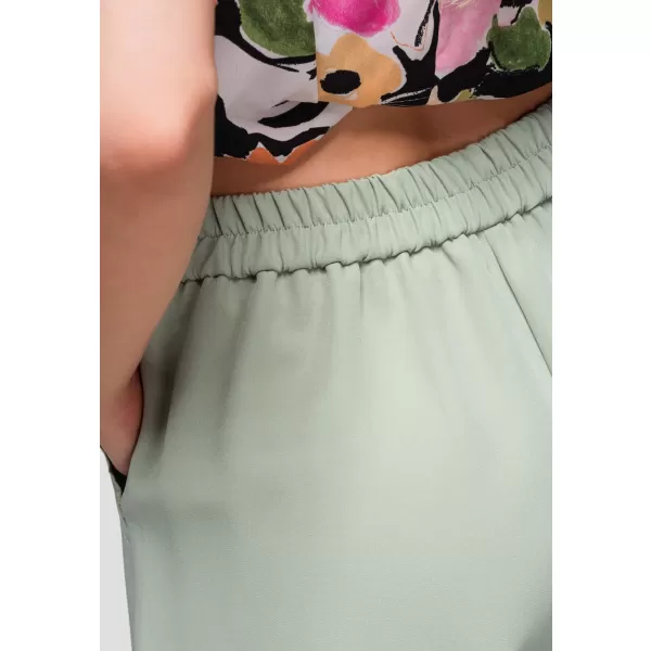  Pantaloni scurți de damă OMBRE OW-ST-E0009 VERDE DESCHIS 