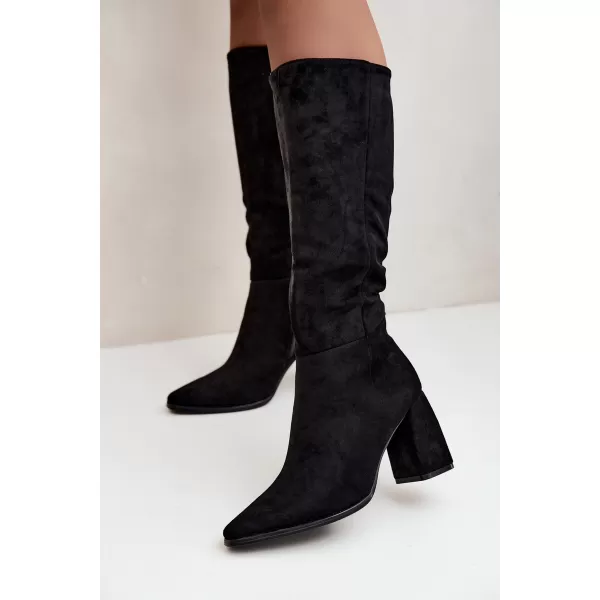  Cizme de dama BOTO 6373A-1 NEGRU 
