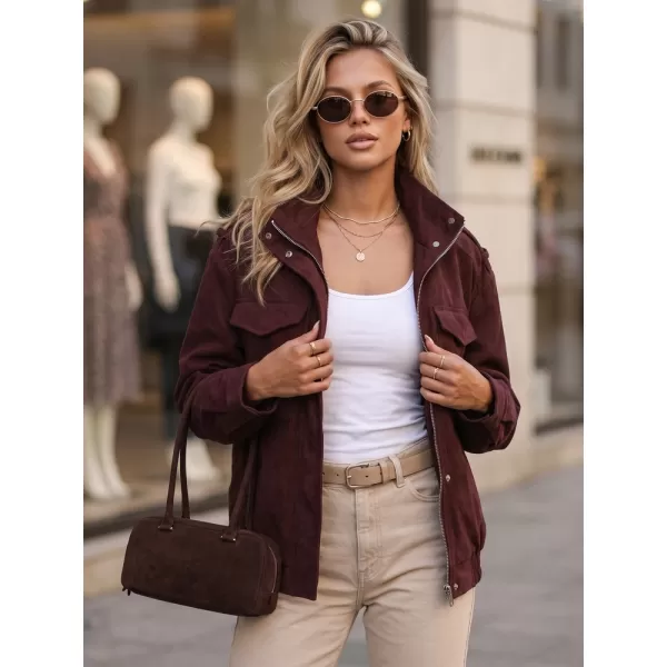  Geaca de dama DSTREET TY5915 BURGUNDIA 